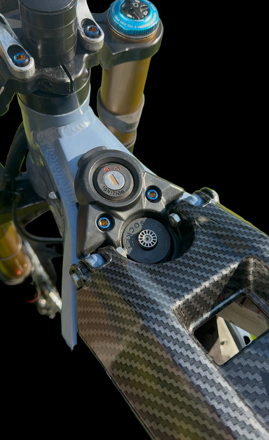 Key ignition titanium bolts