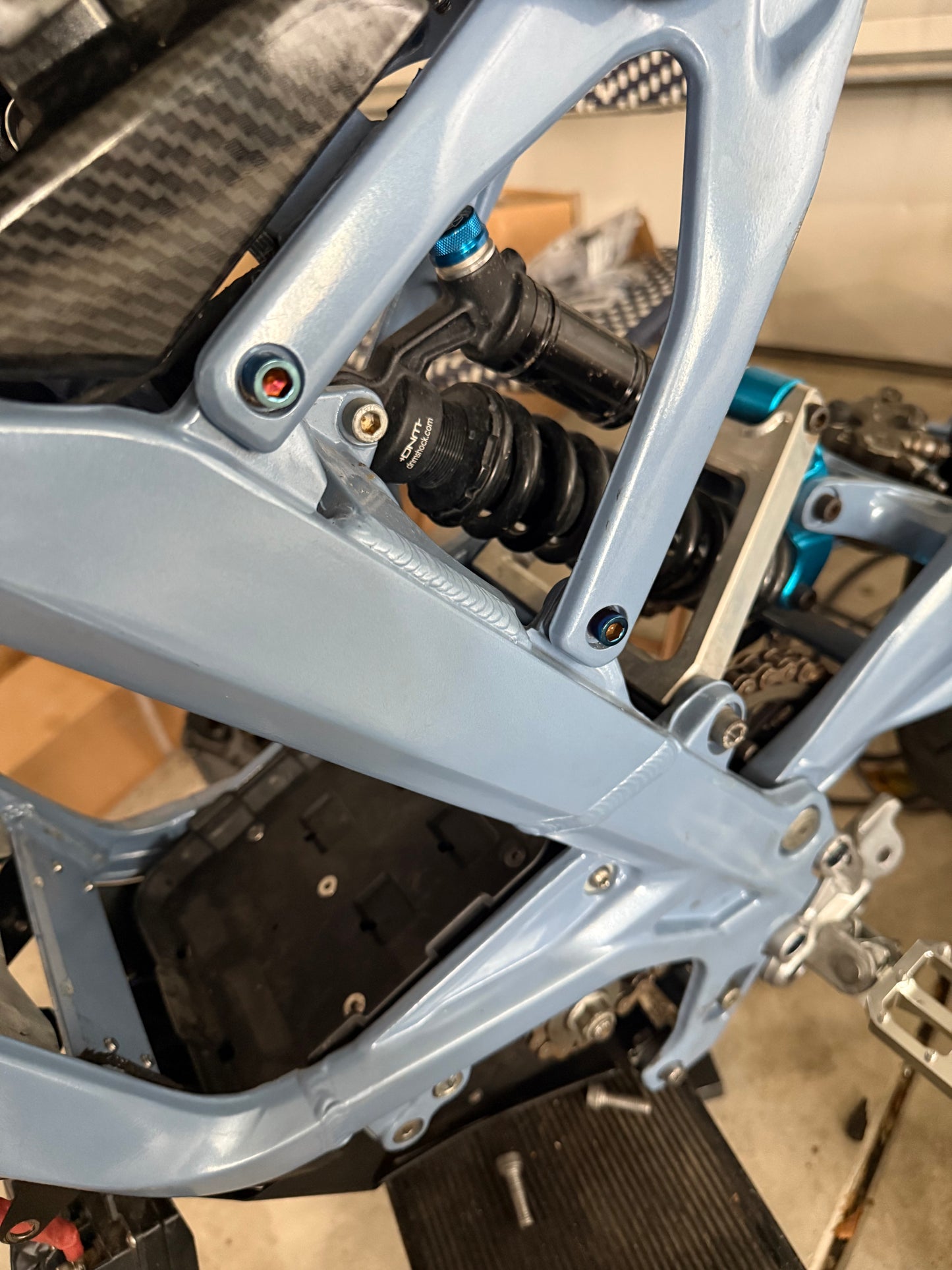(all e-motos) Titanium Sub-Frame Bolts