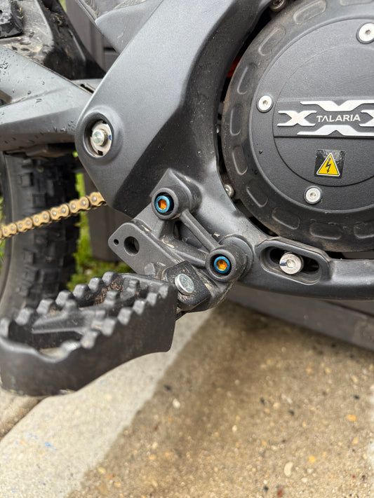(all e-motos) Titanium Foot bracket Bolts