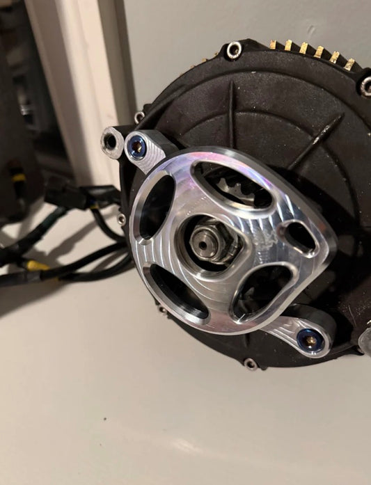 All E-moto Motor Cover Titanium